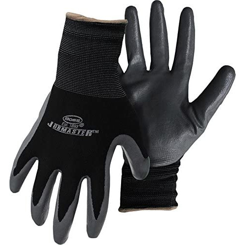 BOSS® 8442L Work Gloves, Large, Nylon, Black