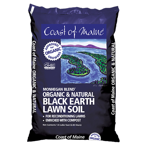 Coast of maine® MO1000 Organic & Natural Black Earth Natural Soil, 1 cu-ft Container, Bag Container