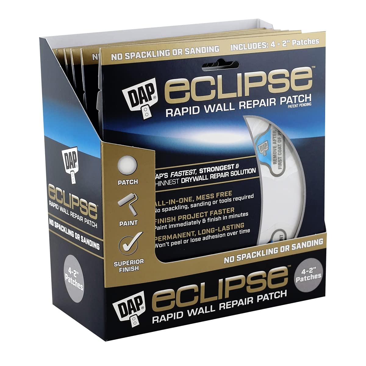 Eclipse™ DAP®;  7079809161 Rapid Wall Repair Patch